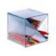 Archicubo Archivo 2000 aspa organizador modular color azul transparente