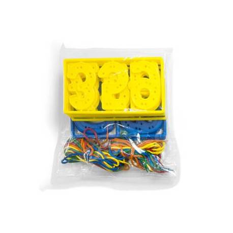 Juego Educativo a partir de 3 años Set de numeros para coser Miniland
