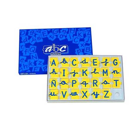 Juego Educativo a partir de 3 años Abecedario Mayusculas 168 piezas Miniland