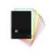 Cuaderno Oxford Ebook 8 A4+ Negro y Turquesa Tapa Plastico Cuadricula 5 mm