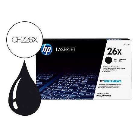TONER HP 26X LASERJET PRO M402 / MFP M426 NEGRO 9000 PAGINAS
