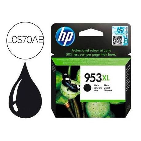 CARTUCHO INK-JET HP 953XL COLOR NEGRO L0S70AE