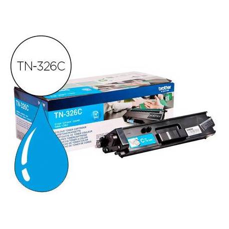TONER BROTHER TN-326C HLL8250CDN / HLL8350CDW ALTA CAPACIDAD CIAN 3500 PAG