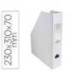 Revistero Plastico Exacompta Blanco 310x230x70 mm