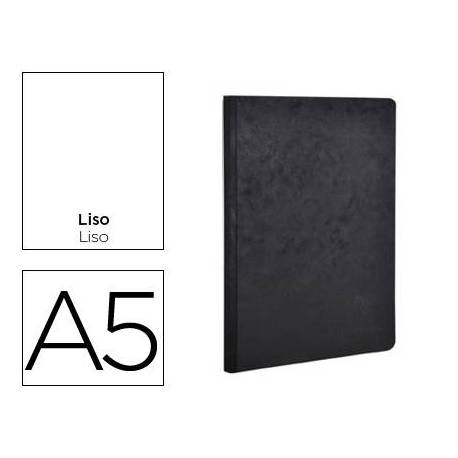Libreta Clairefontaine Tapa de Cartulina Negro 96 hojas A5 