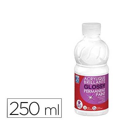 Pintura Acrilica L&B Brillo Blanco 250 ml