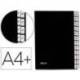 Carpeta Clasificadora Pardo A4+ Carton Compacto con Fuelle 24 departamentos Negro