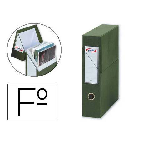 Archivador con tapa Pardo Verde 335x250x80 mm