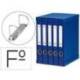Modulo con 5 archivadores Pardo Folio Azul