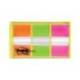 Post-it ® Banderitas Separadoras Index Medianas Naranja, Rosa, Verde