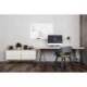 Pizarra Cristal Magnetica sin marco 120x90 Bi-Office