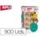Gomets Apli smile dorado 20mm
