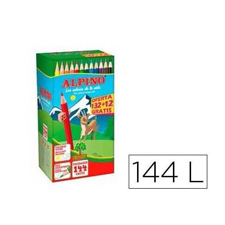 Lápices de colores ALPINO 144