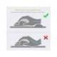 Alfombrilla con reposamuñecas para ratón Fellowes Negro FoamFusión™