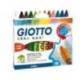 Lapices cera Giotto Maxi 12 unidades colores surtidos