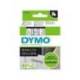 Cinta Dymo D1 color negro y transparente 12mm x 7 mt