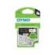 Cinta Dymo D1 color negro y blanco 12mm x 5,5 mt polyester