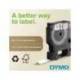 Cinta Dymo rhino nylon flexible blanco/negro