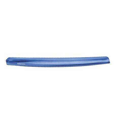 Reposamuñeca Fellowes para teclado Azul