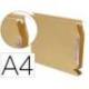 Carpeta colgante Gio A4 visor lateral kraft