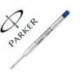 Recambio boligrafo Parker color azul fino.