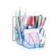 Organizador sobremesa Cep confor ice blue color transparente celeste