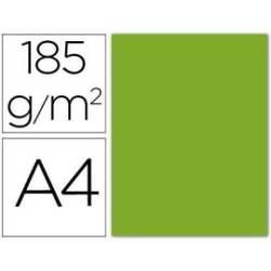 Cartulina Guarro din A4 verde manzana 185 gr paquete 50 hojas