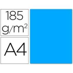 Cartulina Guarro din A4 azul maldivas 185 gr paquete 50 hojas