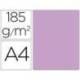 Cartulina Guarro din A4 lila 185 gr paquete 50 hojas