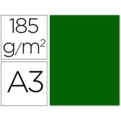Cartulina Guarro din a3 color verde billar 185 gr paquete 50 hojas