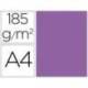 Cartulina Guarro din a4 color violeta 185 gr paquete 50 hojas