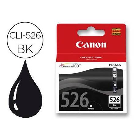 Ink-jet Canon CLI-526 BK negro