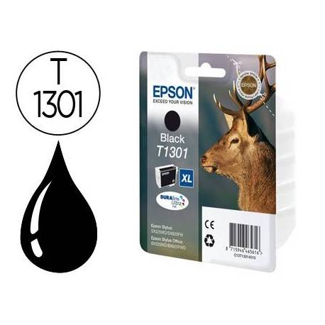 CARTUCHO INK-JET EPSON T1301 COLOR NEGRO C13T13014012