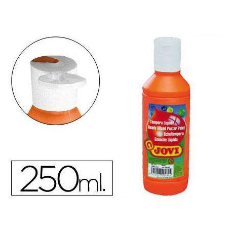 Tempera liquida Jovi naranja 250 cc