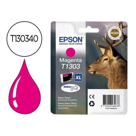 CARTUCHO INK-JET EPSON T1303 COLOR MAGENTA C13T13034012