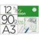 Papel vegetal Guarro A3 90 g/m2 12 hojas