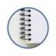 Bloc espiral Oxford cartoncillo folio cuadricula 4mm 80 hojas