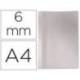 Carpeta termica GBC Pvc y cartulina color blanco 6 mm pack 100 unidades