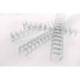 Espiral GBC wire 3:1 6,3 mm n.4 color negro. Capacidad 45 hojas. Caja de 100 unidades.