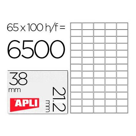 Etiquetas Adhesivas Apli 38 x 21,2 mm