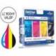 Cartucho Brother LC-1100HYVALBP Tricolor + Negro