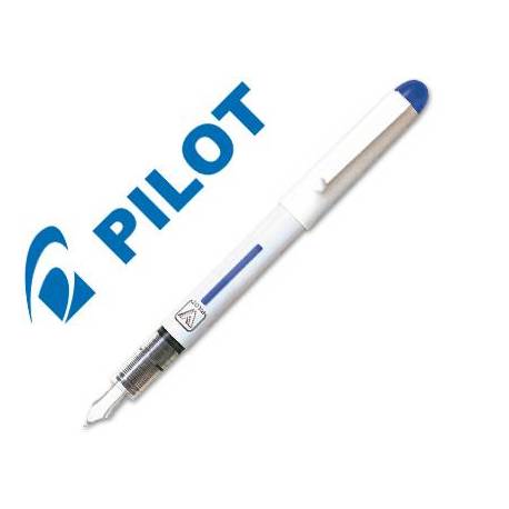 Pluma pilot v pen blanco desechable azul svpn-4wl.