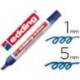 Rotulador Permanente Edding 3300 Azul Punta Biselada