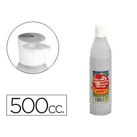 Tempera liquida Jovi plata 500 cc