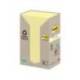 Bloc de notas adhesivas quita y pon recicladas en torre post-it 38 x 51 mm 24 blocs 653 reciclado