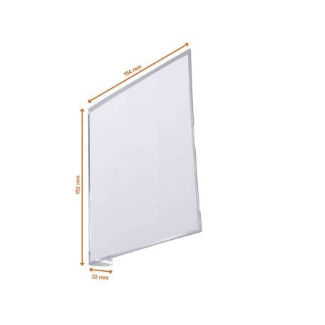 SEÑAL DE PASILLO ADHESIVA MARCA DURABLE 149X149 MM VERTICAL PACK DE 10 UNIDADES