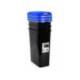 CONTENEDOR PARA RECICLAJE PLASTICFORTE 25 L CON TAPA AZUL PARCHIS