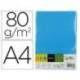 PAPEL COLOR MARCA LIDERPAPEL DIN A4 80 GR AZUL INTENSO PAQUETE DE 500 HOJAS