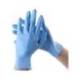 GUANTES DE NITRILO MARCA SANYC ECO DESECHABLE NO EMPOLVADO TALLA S COLOR AZUL CAJA DE 100 UNIDADES