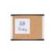 PIZARRA CORCHO MARCA BI-OFFICE INKA RECICLADO MARCO DE ALUMINIO 280X216 CM